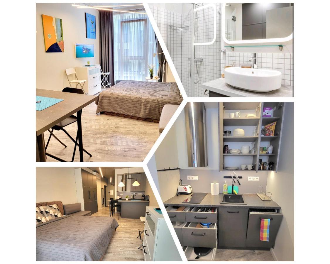 Happy Inn Laime Studio, Self Check-In-24-7, A-C, Parking-In-The-Underground-Garage Vilnius Ngoại thất bức ảnh
